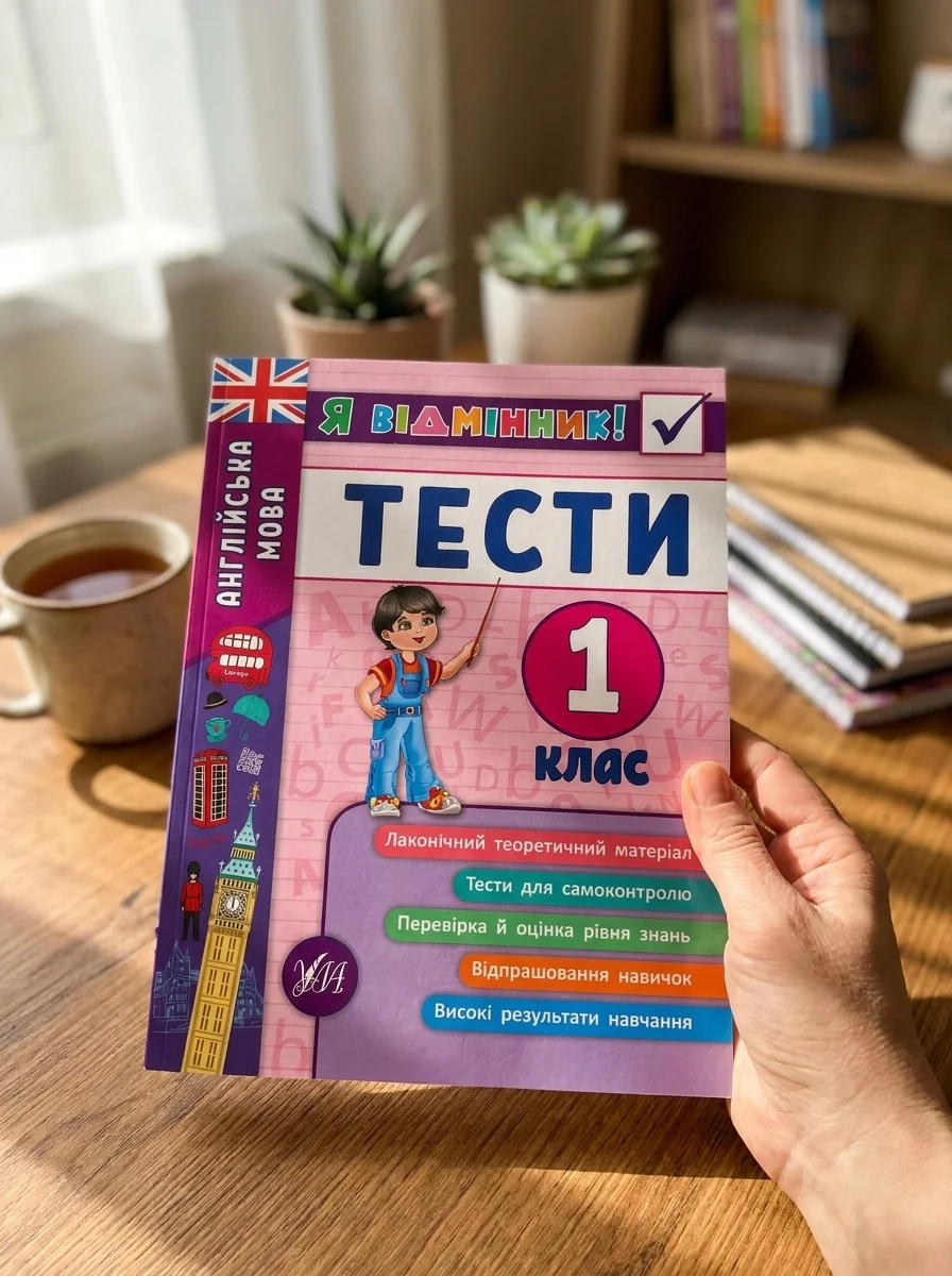 Я відмінник! Англійська мова. Тести. 1 клас — Розвивальні книги