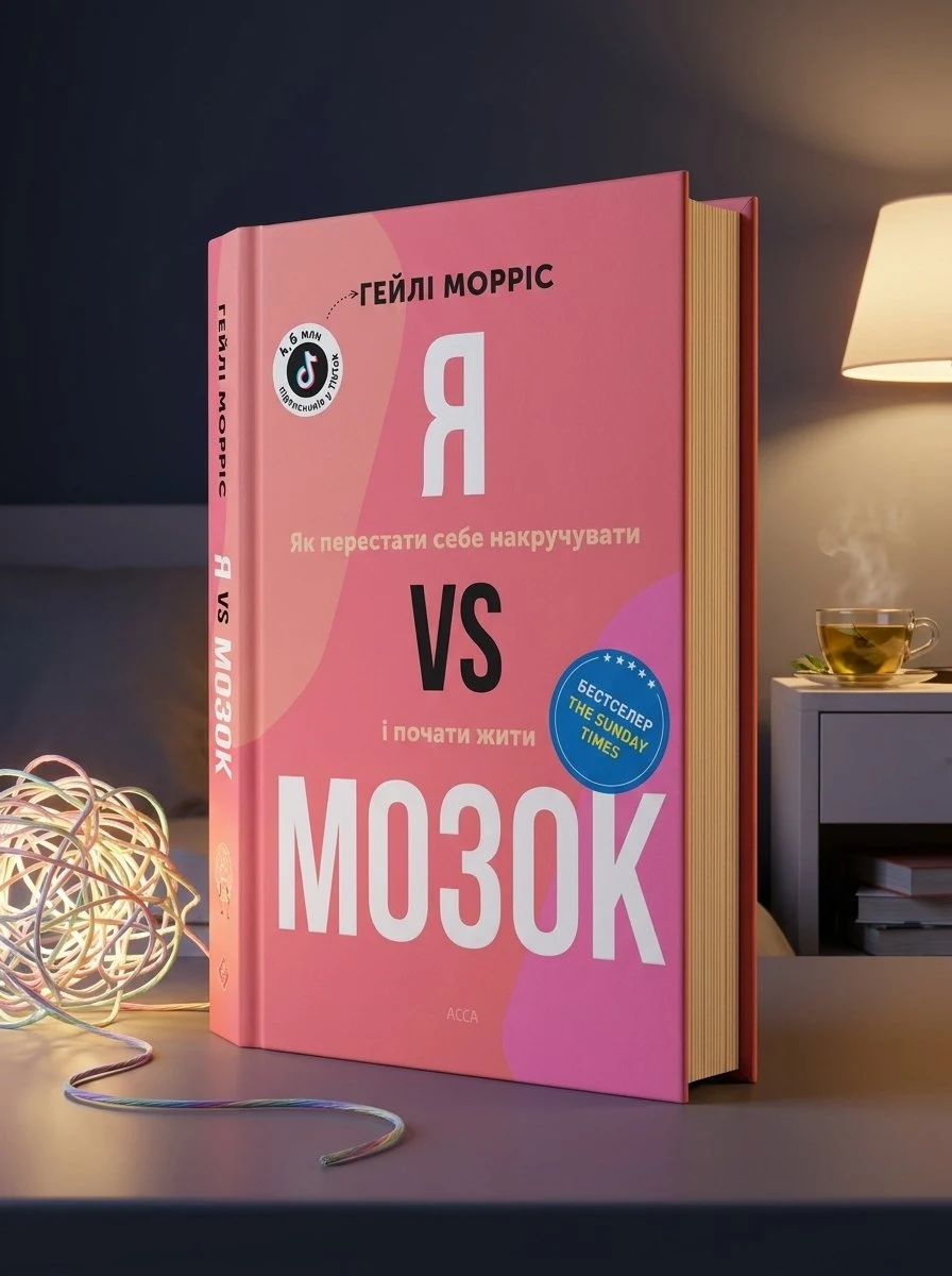 Я vs МОЗОК. Як перестати себе накручувати і почати жити — Морріс Г., обкладинка