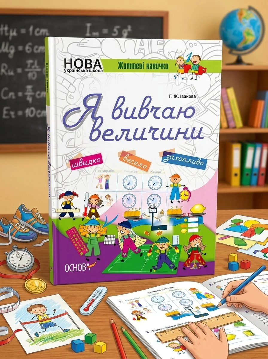Я вивчаю величини. Комплект 5шт. — Г. Ж. Іванова, обкладинка