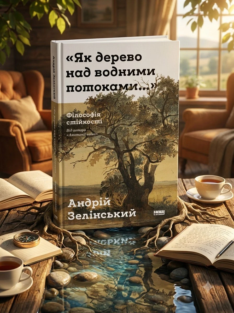 Як дерево над водними потоками. Філософія стійкості — Андрій Зелінський, обкладинка