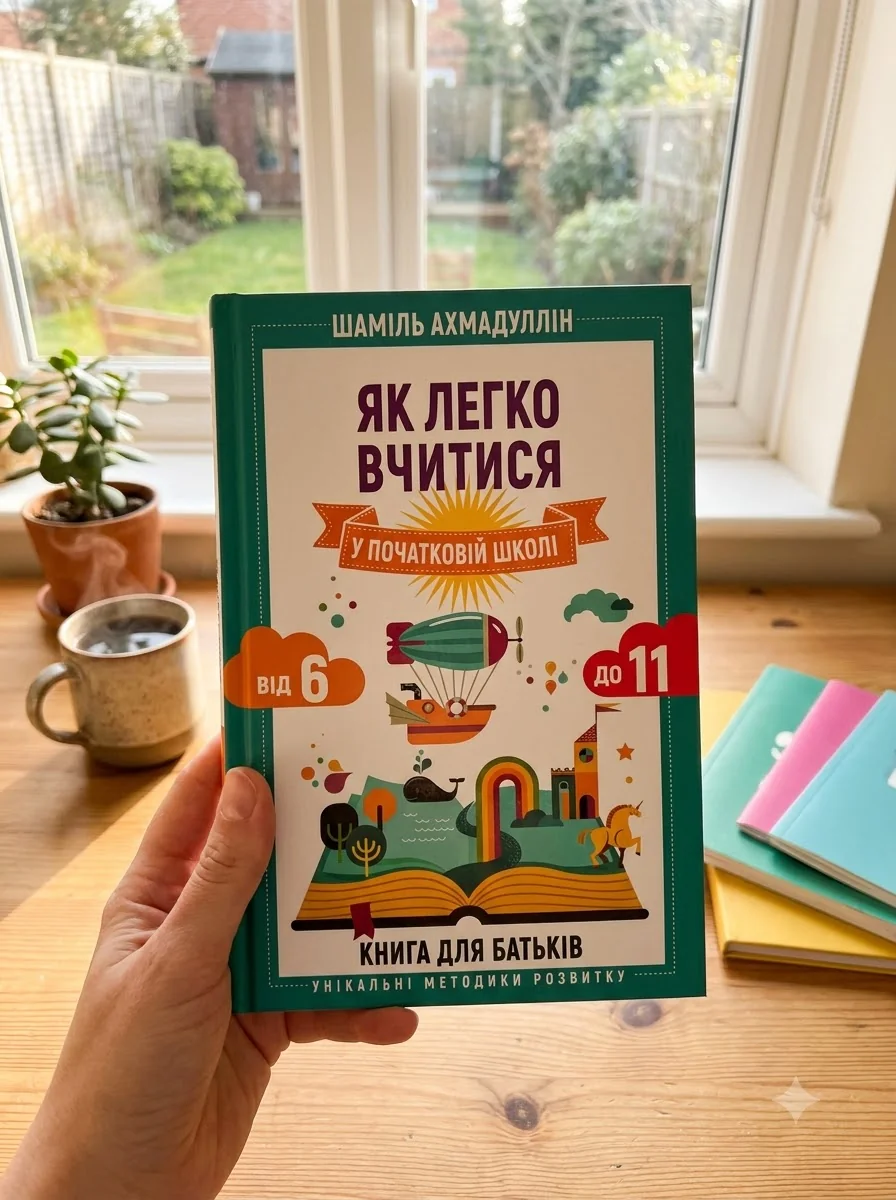 Як легко вчитися у початковій школі. Від 6 до 11. Книга для батьків — Ахмадуллін Шаміль, обкладинка