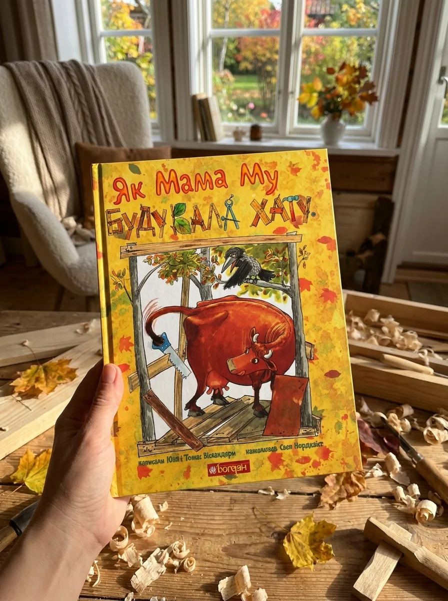 Як Мама Му будувала хату — Казки