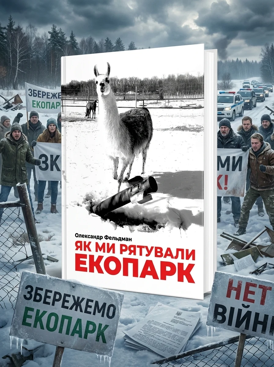 Як ми рятували Екопарк — Олександр Фельдман, обкладинка