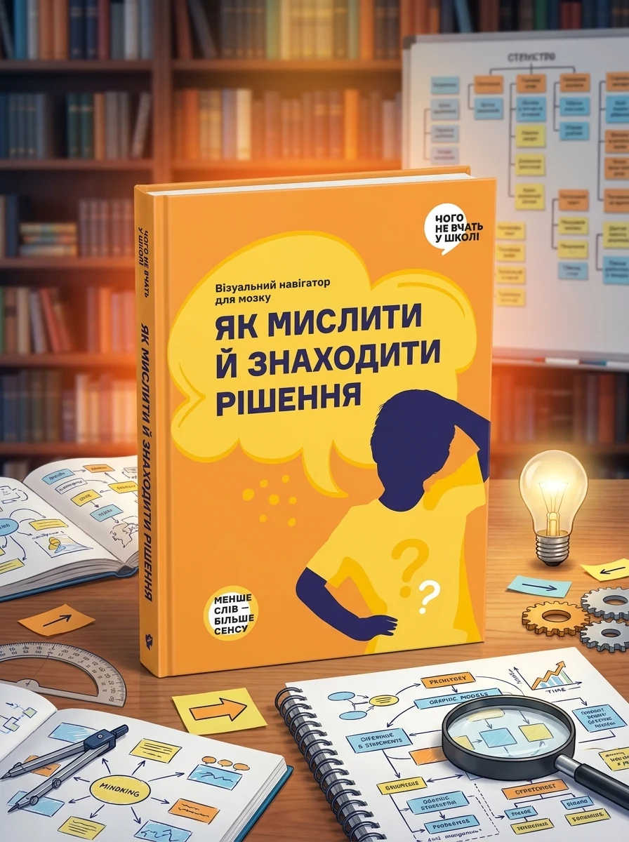Як мислити й знаходити рішення. Візуальний навігатор для мозку