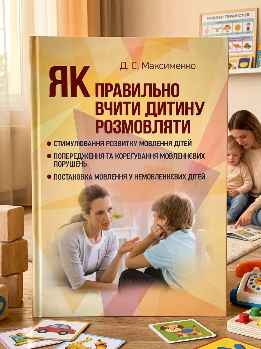 Як правильно вчити дитину розмовляти. Практична психологія — Максименко Д.С., обкладинка