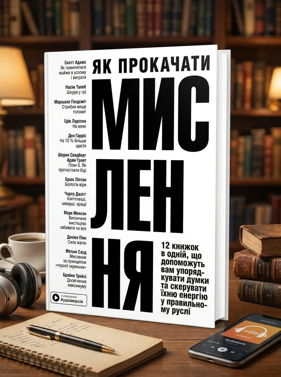 Як прокачати мислення. Збірник самарі + аудіокнижка, — Бізнес та саморозвиток
