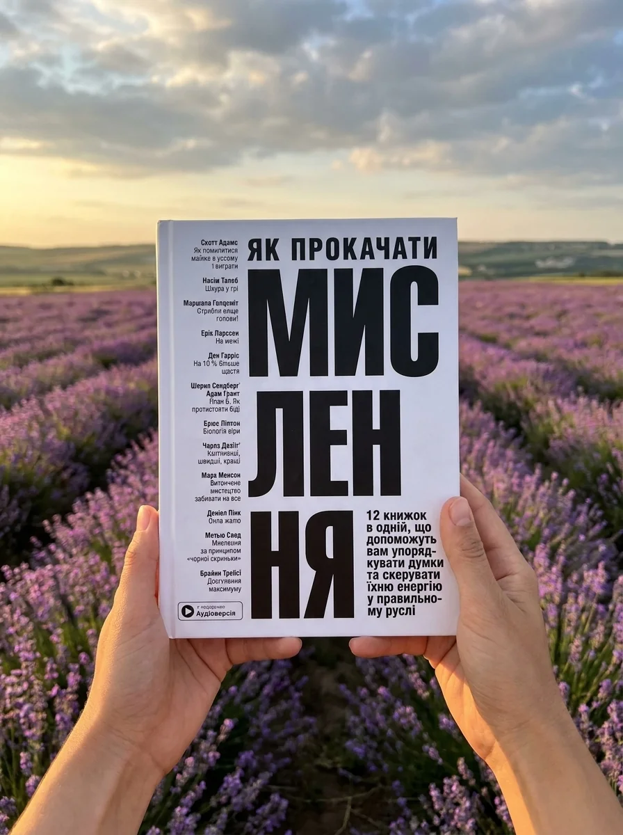 Як прокачати мислення. Збірник самарі (українською мовою) + аудіокнижка — Бізнес та саморозвиток