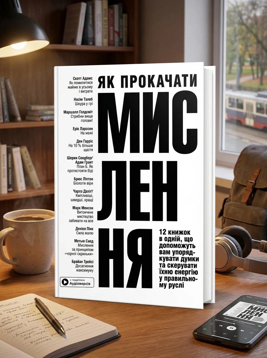 Як прокачати мислення. Збірник самарі (українською мовою) + аудіокнижка — фото 2