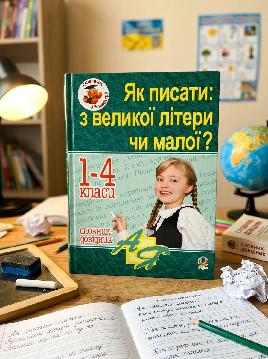 Як писати: з великої літери чи малої? Словник-довідник. 1-4 класи — Вивчення мов