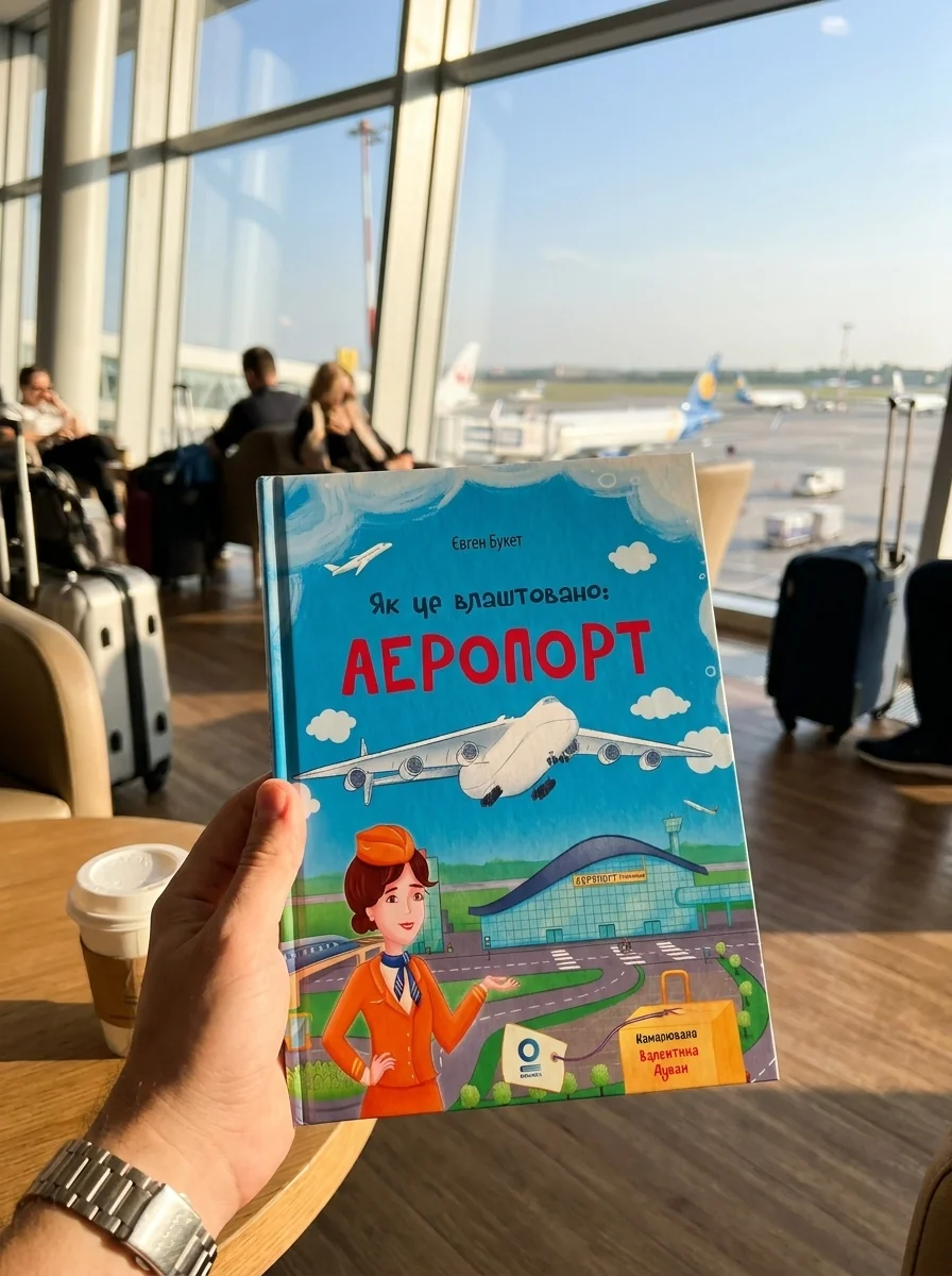 Як це влаштовано. Аеропорт — Пізнавальні книги для дітей