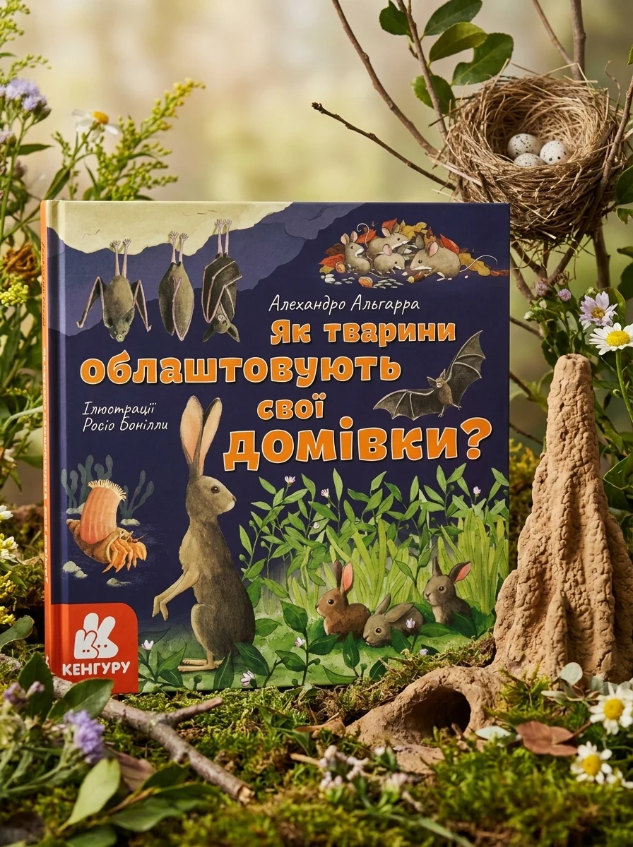 Як тварини облаштовують свої домівки? — Дитяча література