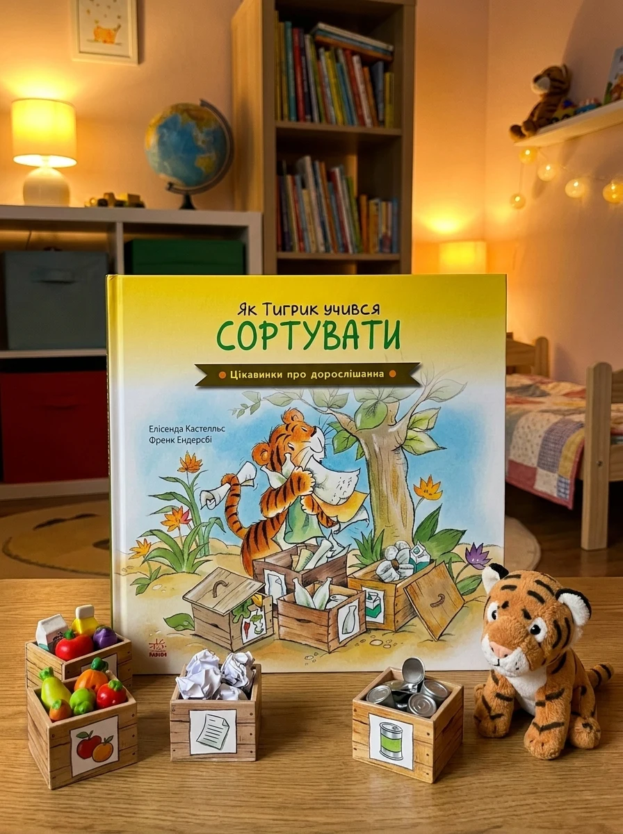 Як Тигрик учився сортувати. Цікавинки про дорослішання — Дитяча література