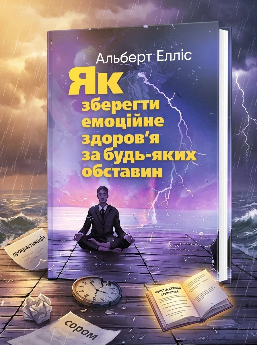 Як зберегти емоційне здоров’я за будь-яких обставин — Альберт Елліс, обкладинка