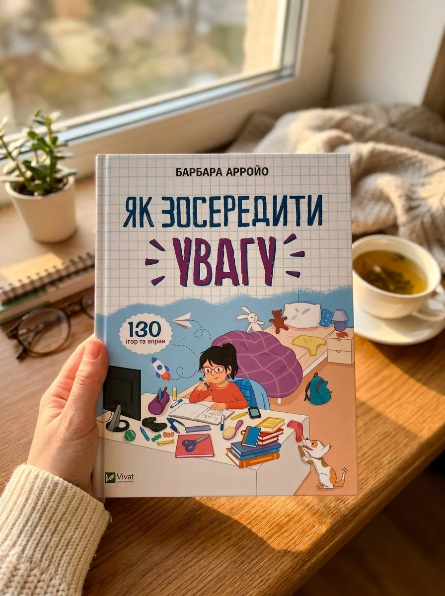 Як зосередити увагу. 130 ігор та вправ — Дитячі книги