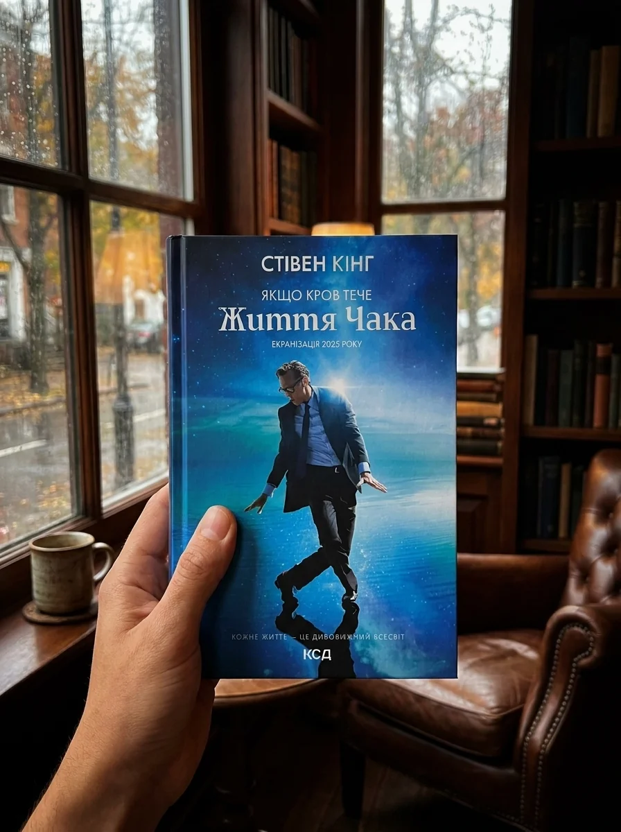 Якщо кров тече суперобкл. — Стівен Кінг, обкладинка