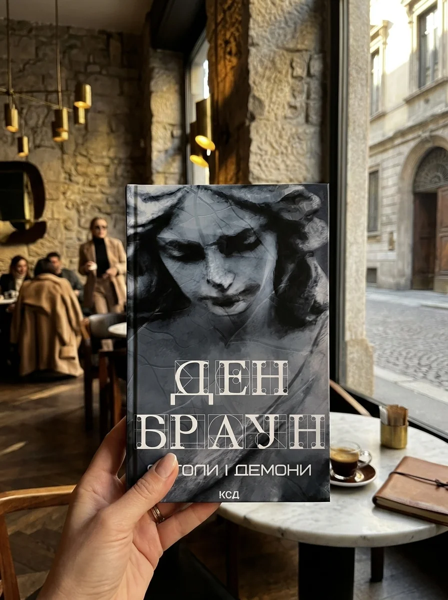 Янголи і демони — Ден Браун, обкладинка