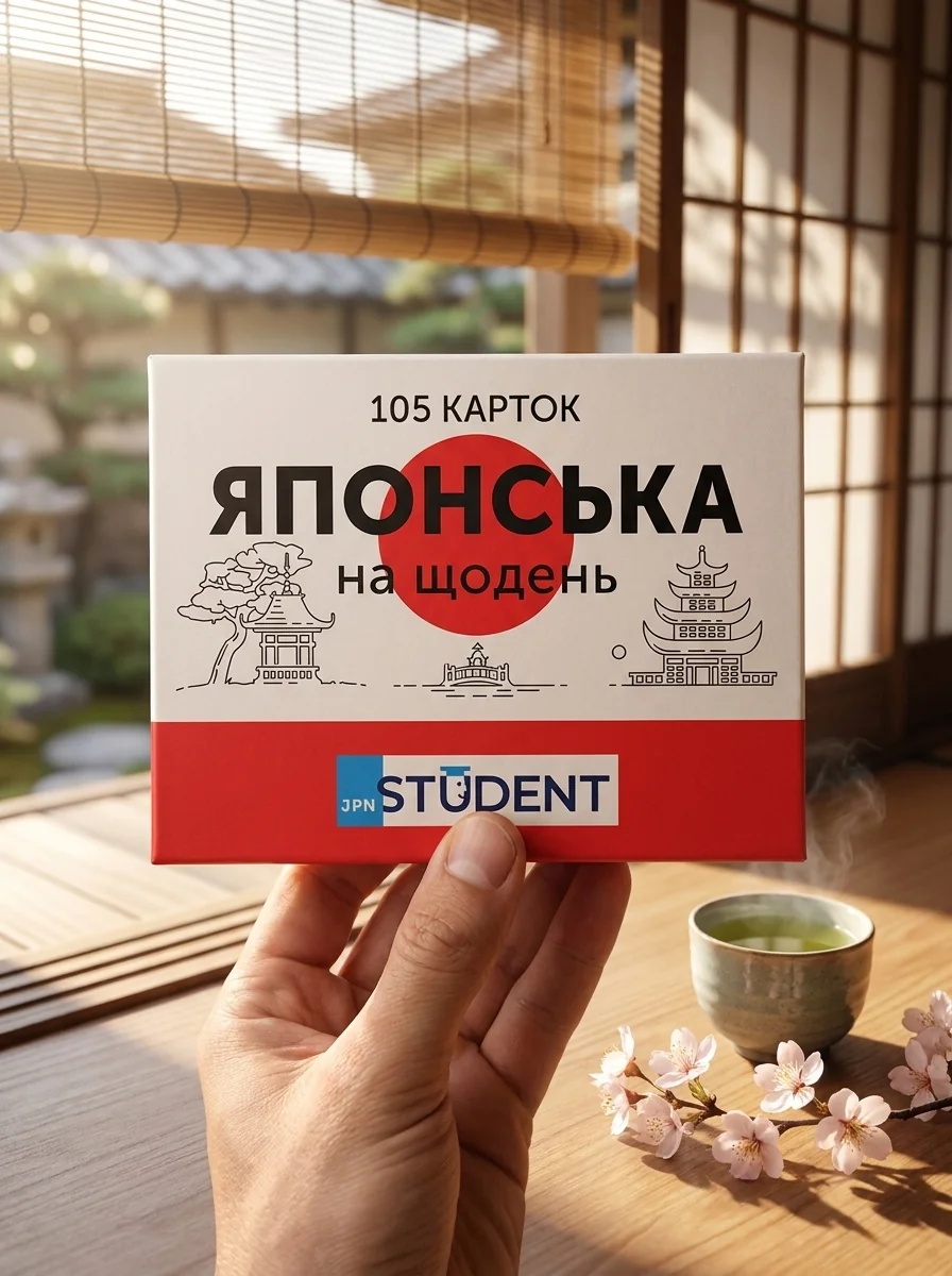 Японська на щодень. 105 карток, обкладинка