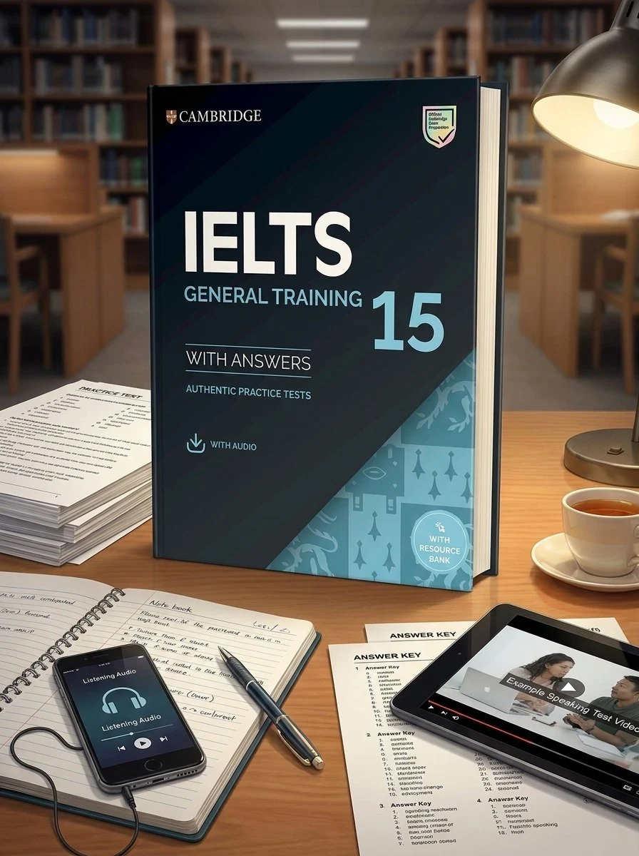 IELTS 15. General Training Student's Book with Answers with Audio with Resource Bank, обкладинка