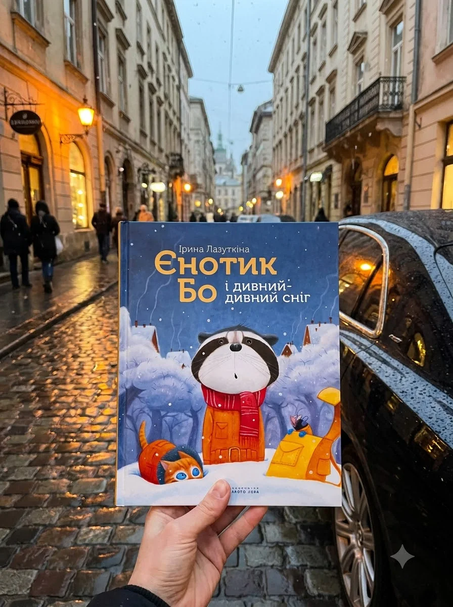 Єнотик Бо і дивний-дивний сніг — Дитяча проза