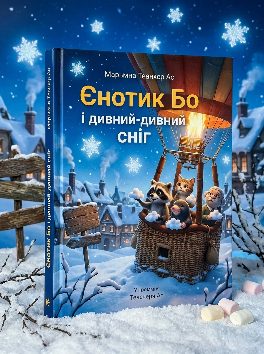 Єнотик Бо і дивний-дивний сніг. Книга 2 — Лазуткіна І., фото 2