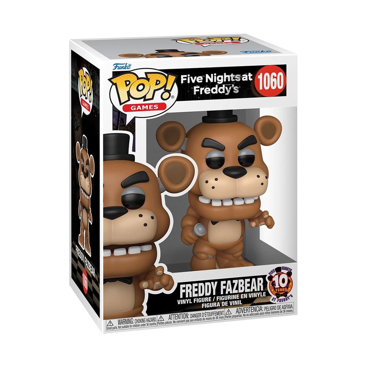 Ігрова фігурка FUNKO POP! серії 5 ночей у Фредді: 10 років - ФРЕДДІ