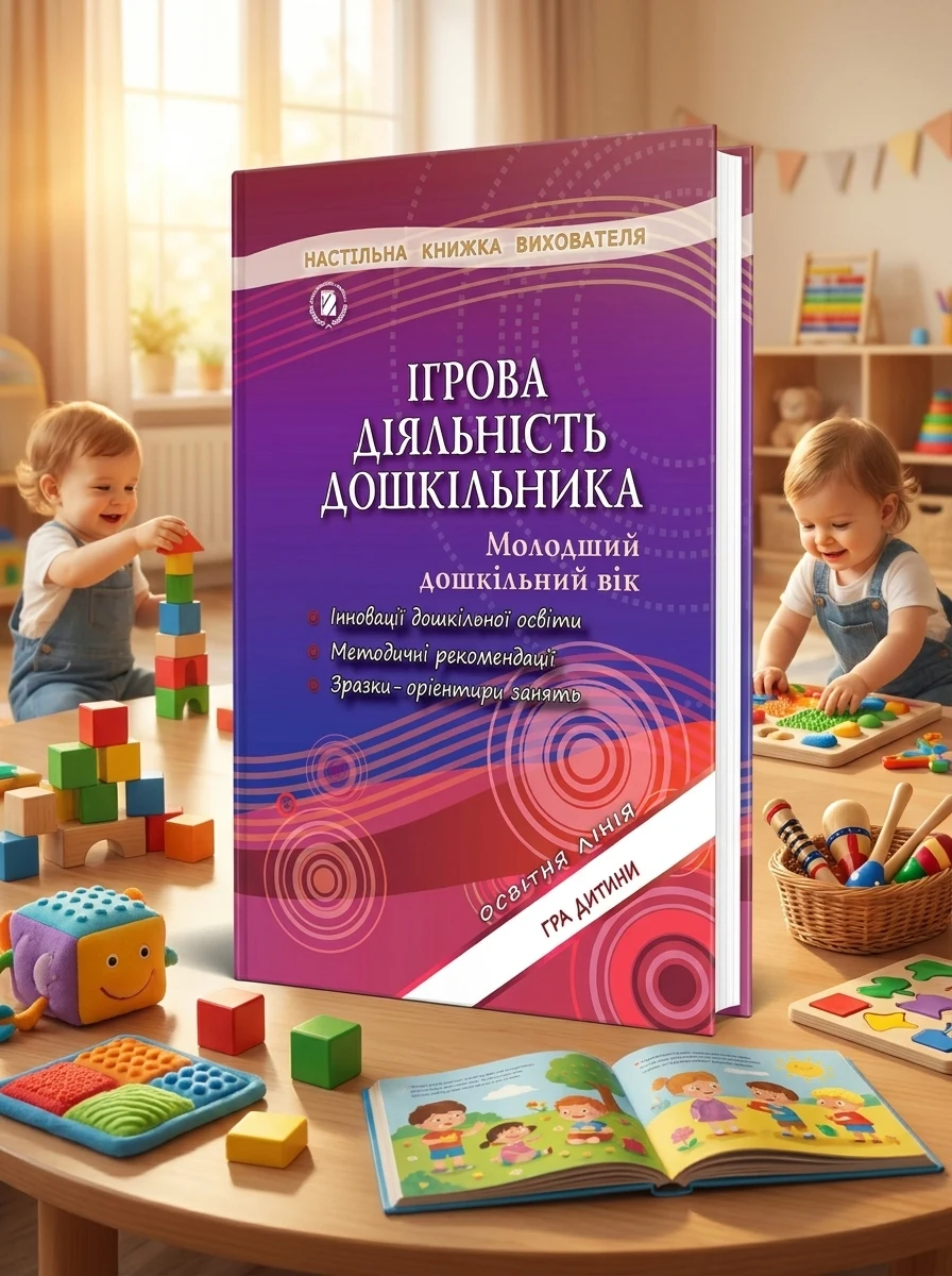 Ігрова діяльність дошкільника. Книжка вихователя. Молодший дошкільний вік — Наука та психологія