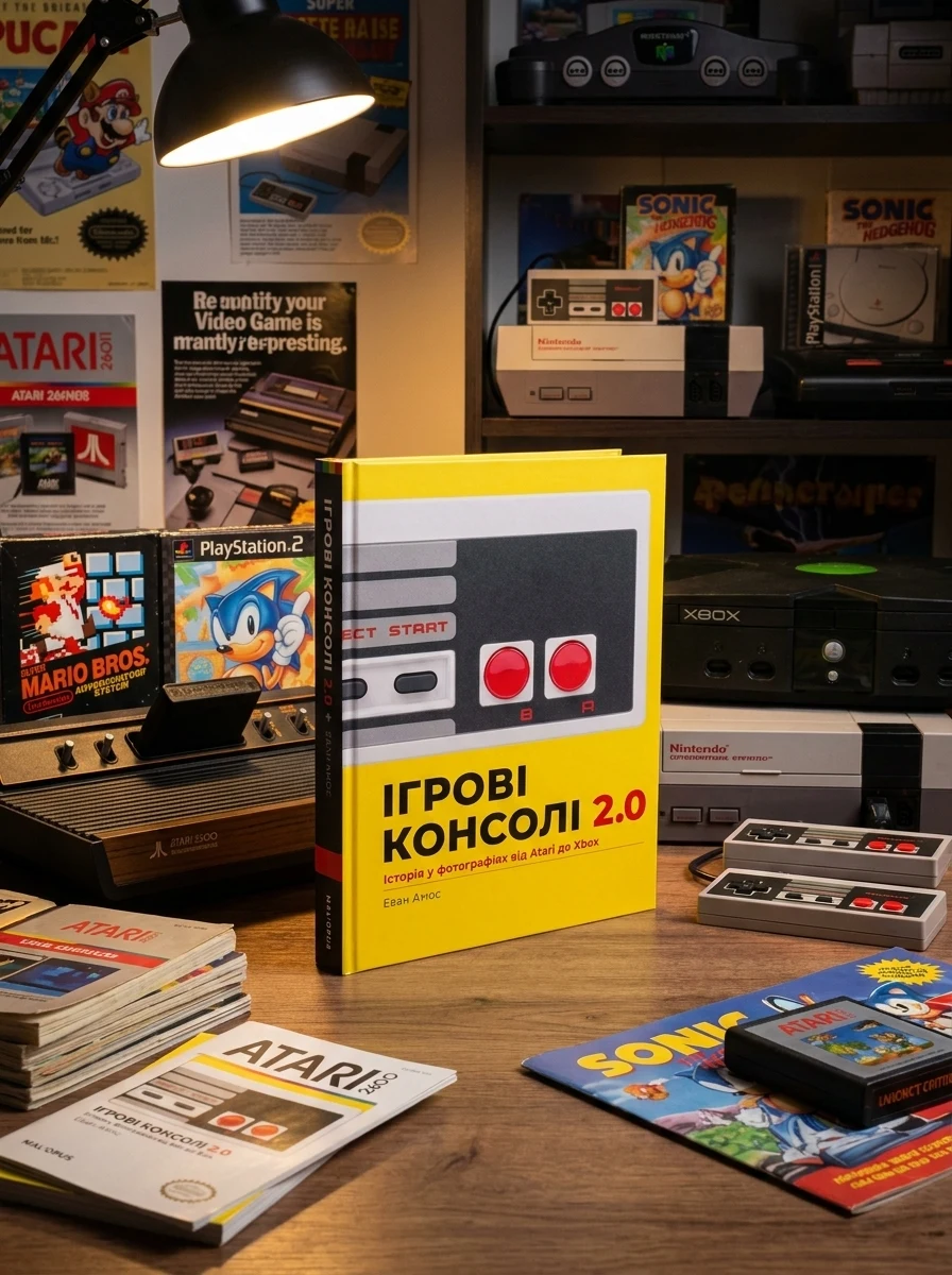 Ігрові консолі 2.0: Історія у фотографіях від Atari до Xbox. Артбук