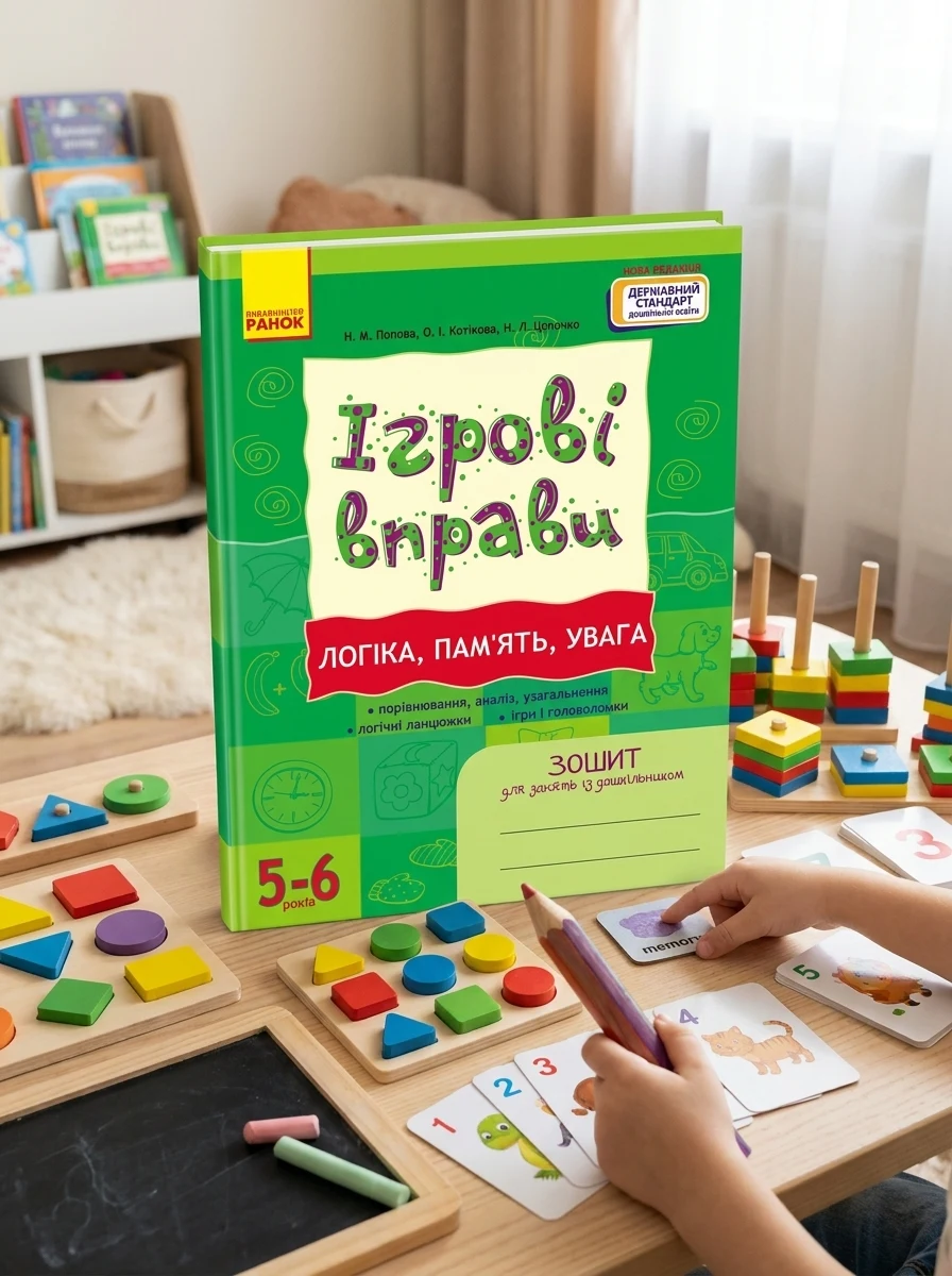 Ігрові вправи. Логіка, пам'ять, увага. 5-6 років — Дім, сім'я, релігія