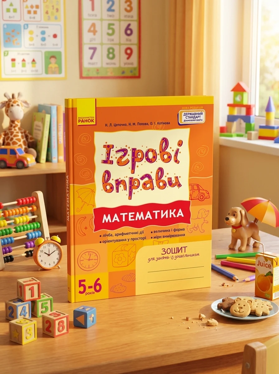 Ігрові вправи. Математика. 5-6 років