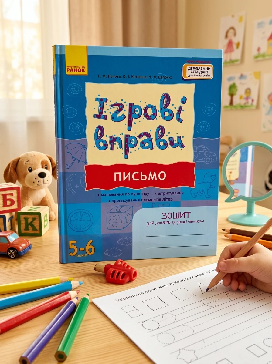 Ігрові вправи. Письмо. 5-6 років