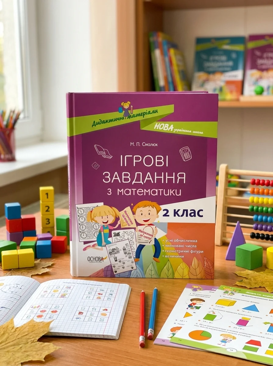 Ігрові завдання з математики. 2 клас — Дитяча література