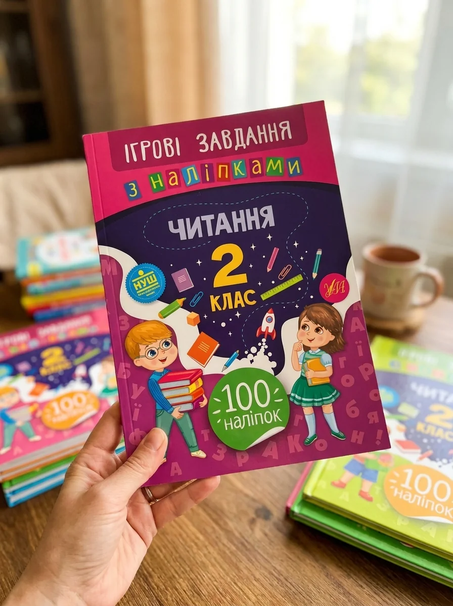 Ігрові завдання з наліпками. Читання. 2 клас | купити книгу онлайн