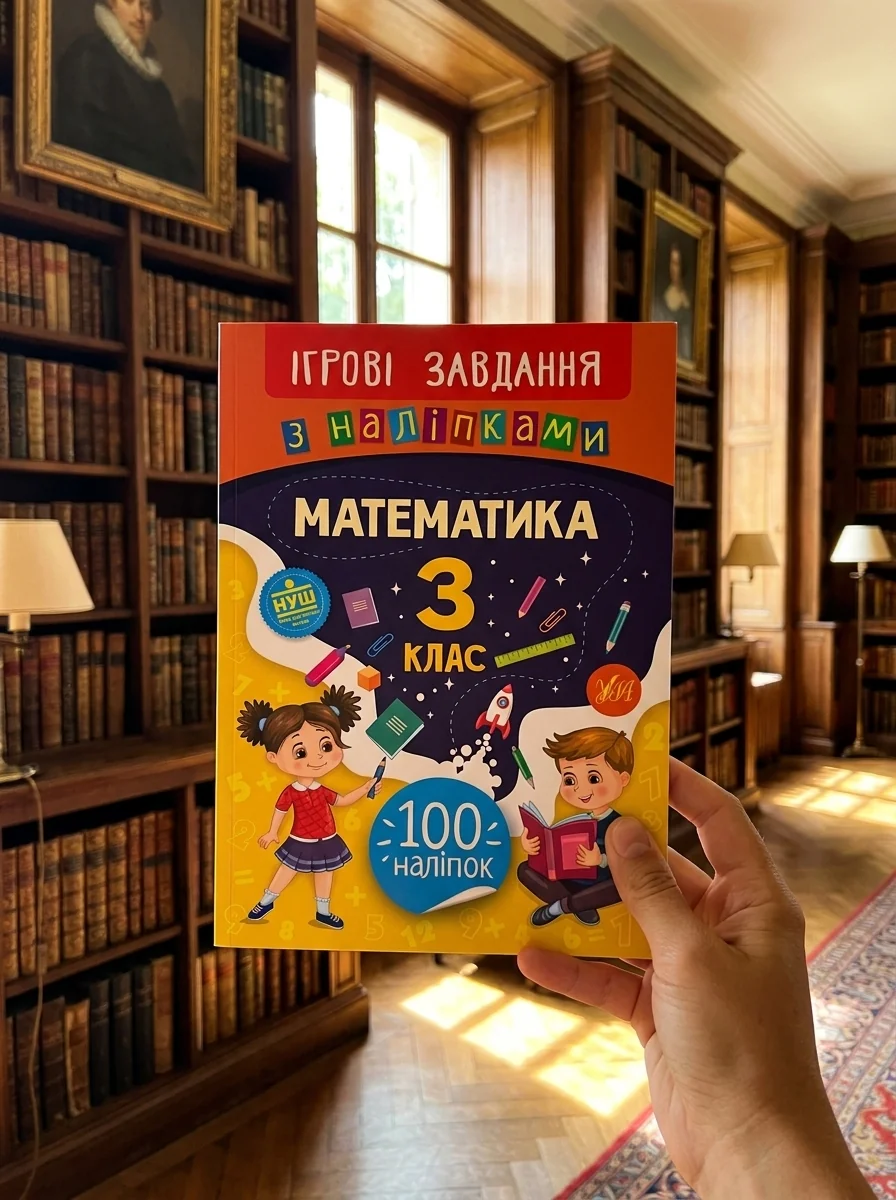 Ігрові завдання з наліпками. Математика. 3 клас | купити книгу онлайн
