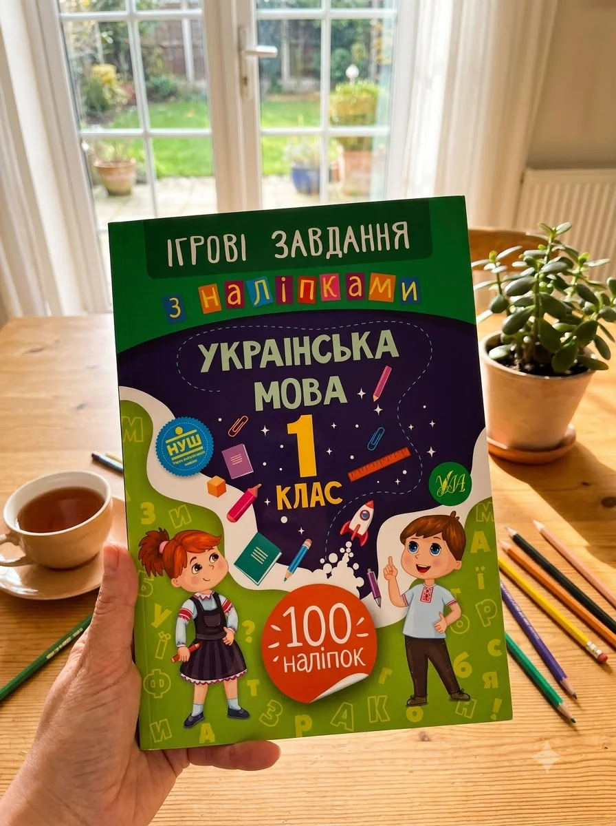 Ігрові завдання з наліпками. Українська мова. 1 клас | купити книгу онлайн