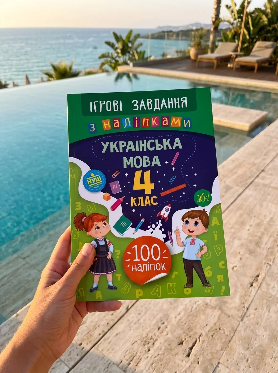 Ігрові завдання з наліпками. Українська мова. 4 клас — Книги для школи