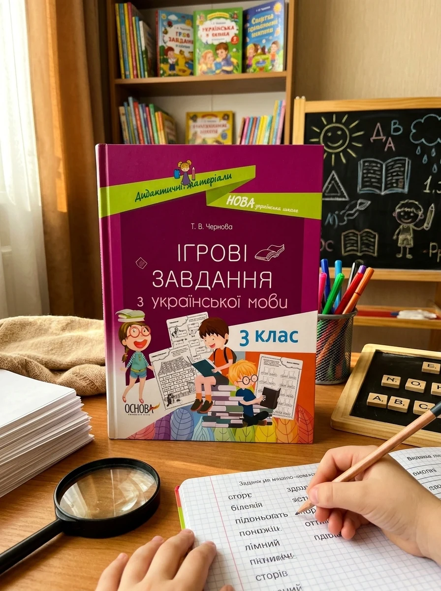 Ігрові завдання з української мови. 3 клас — Вивчення мов