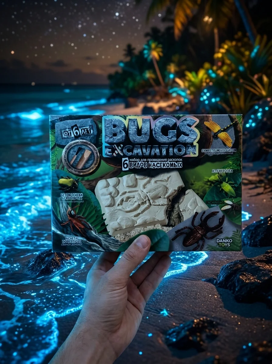 Ігровий набір Danko Toys для проведення розкопок BUGS EXCAVATION жуки