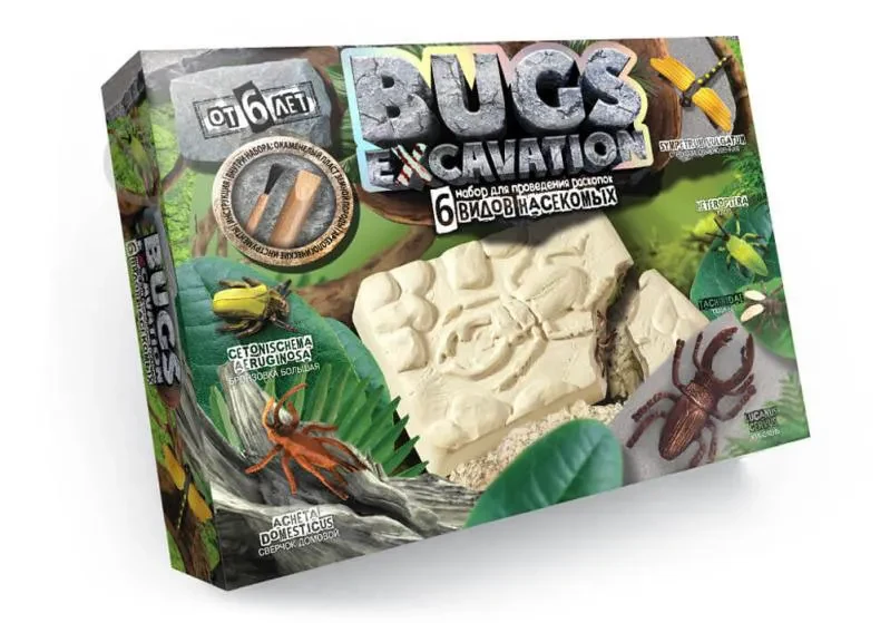 Ігровий набір Danko Toys для проведення розкопок BUGS EXCAVATION жуки