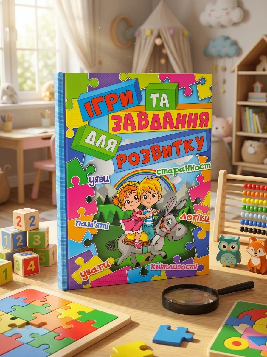 Ігри та завдання для розвитку — Дитячі книги
