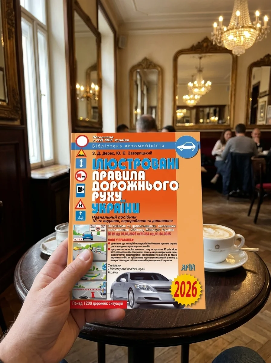 Ілюстровані ПДР України 2026 — Довідкова література