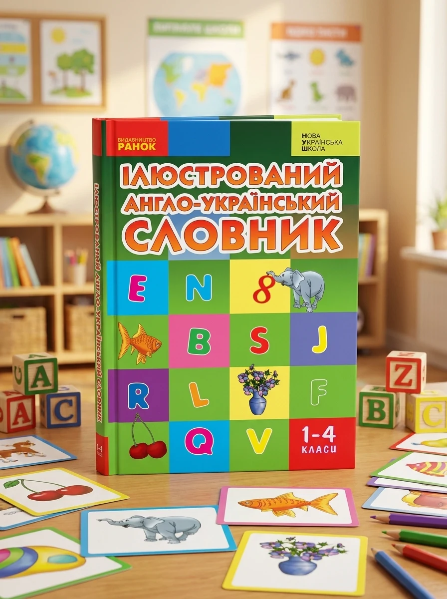 Ілюстрований англо-український словник. 1-4 класи — Вивчення мов