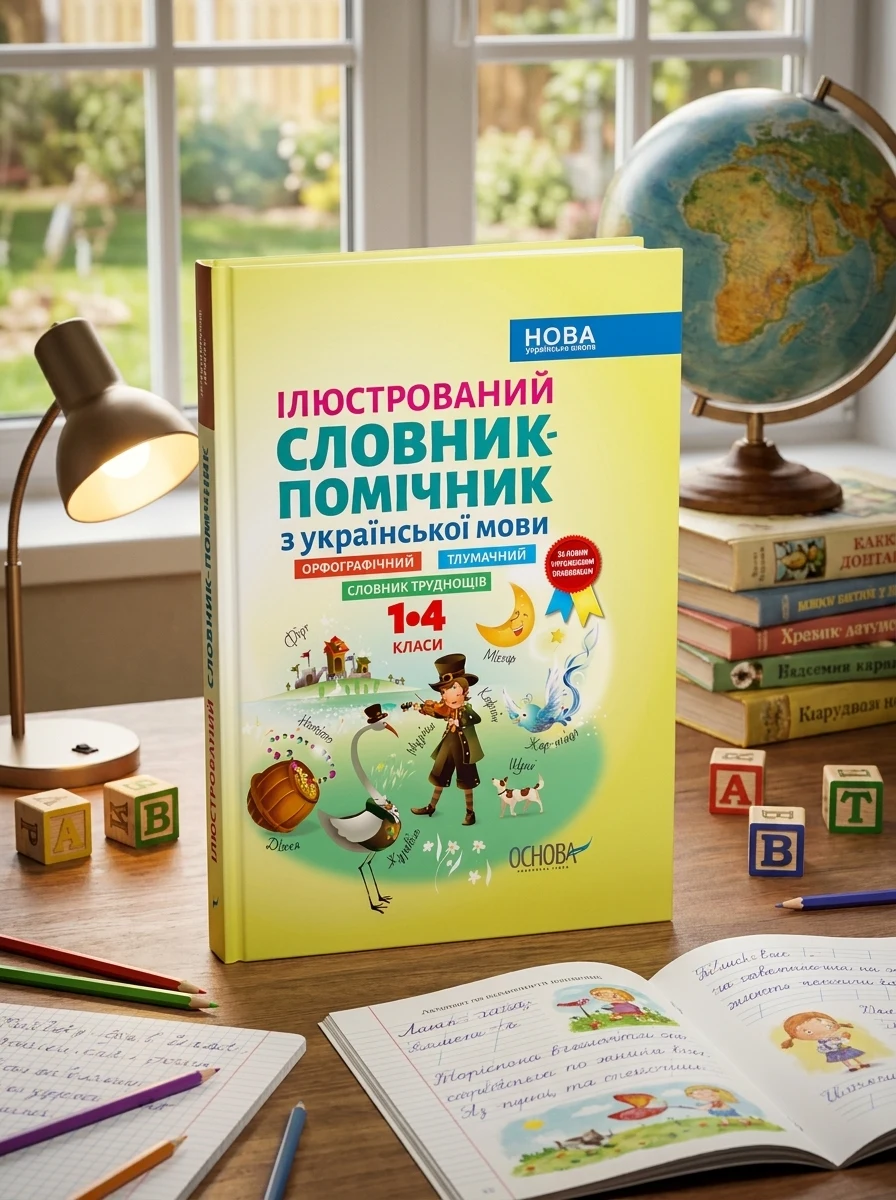 Ілюстрований словник-помічник з української мови. 1-4 класи