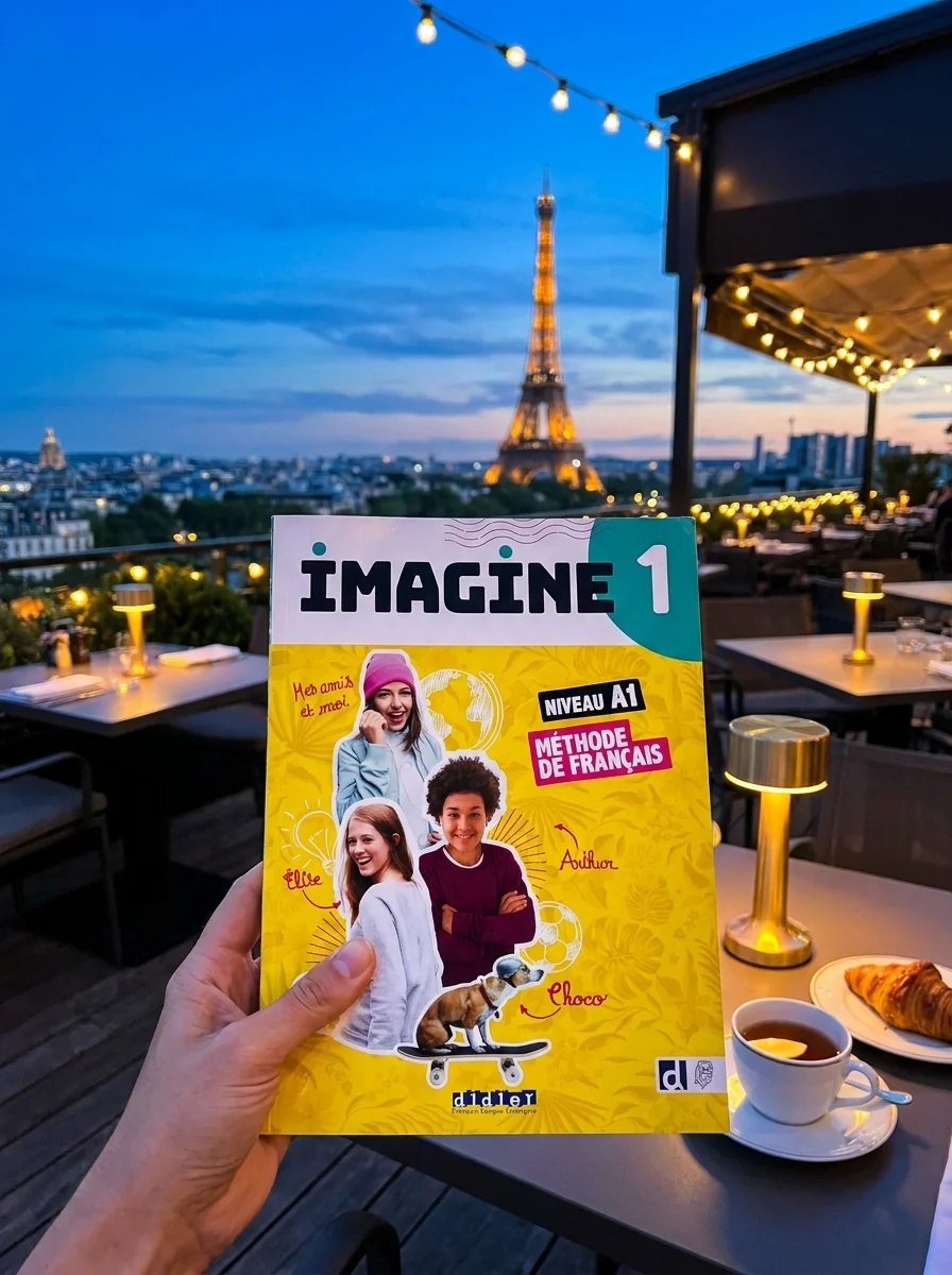 Imagine 1. Niveau A1. Livre + DVD-rom + didierfle.app — Марі-Ноель Коктон, обкладинка