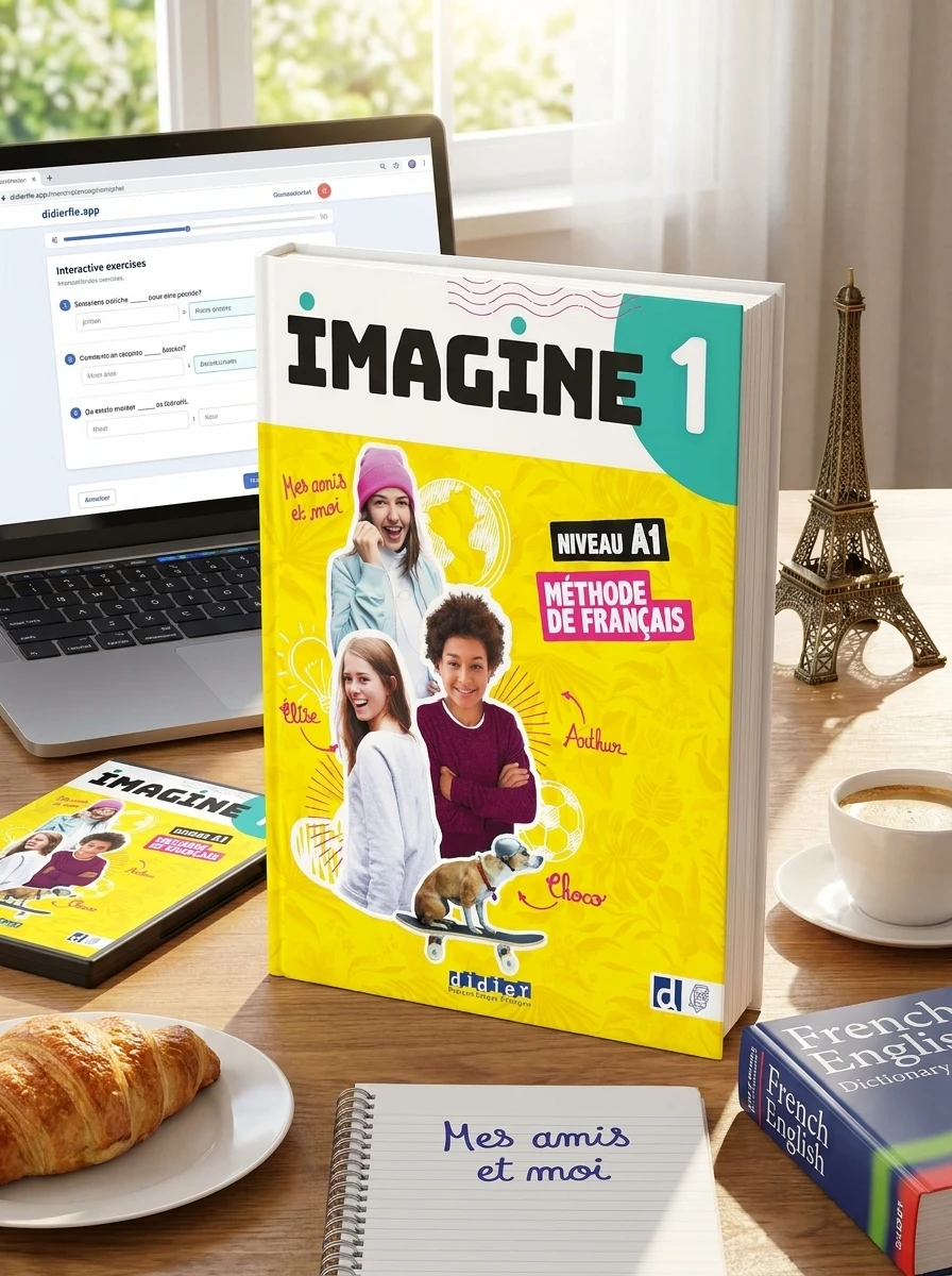 Imagine 1. Niveau A1. Livre + DVD-rom + didierfle.app — Вивчення мов