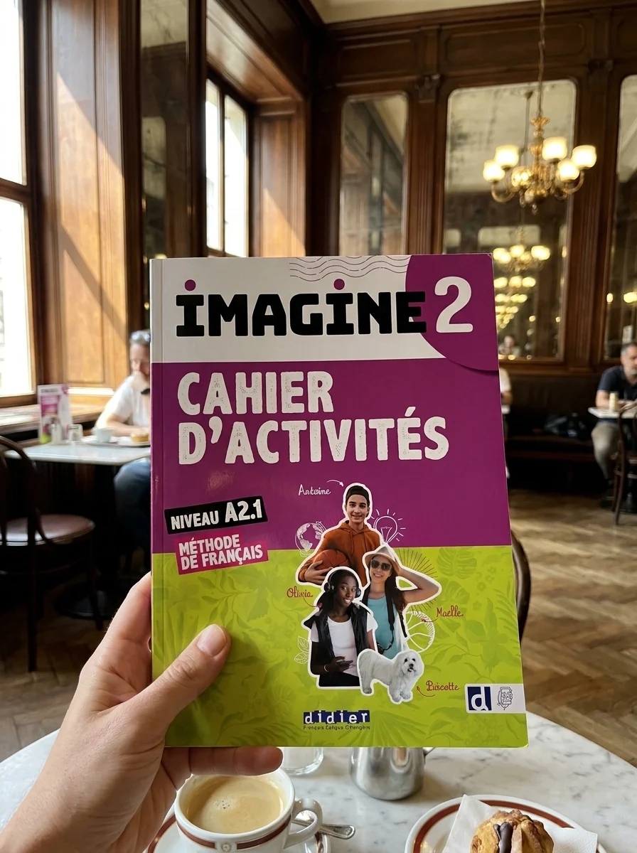 Imagine 2 - A2.1 Cahier d'activites + CD mp3 + didierfle.app — Флоренс Гемас, обкладинка