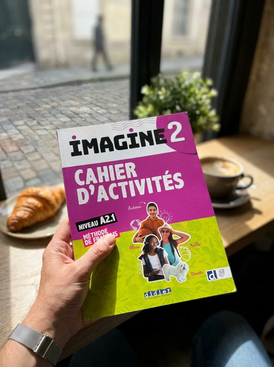 Imagine 2 A2.1 Cahier d'activites + didierfle.app — Флоренс Гемас, обкладинка