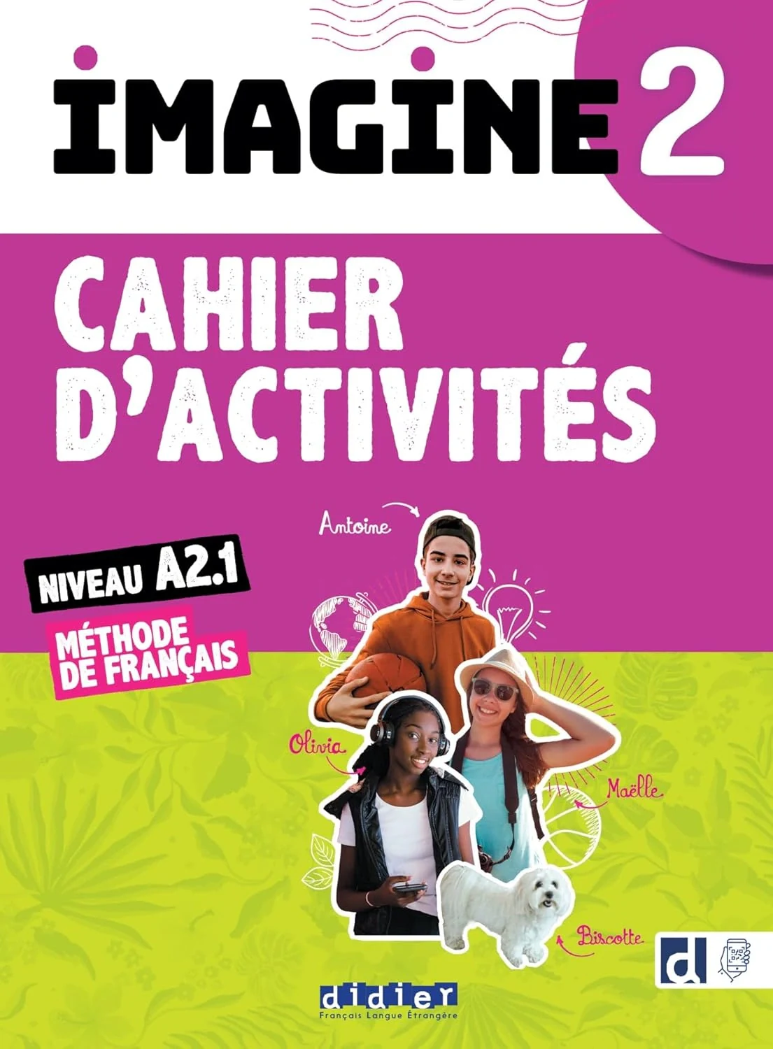 Imagine 2 A2.1 Cahier d'activites + didierfle.app