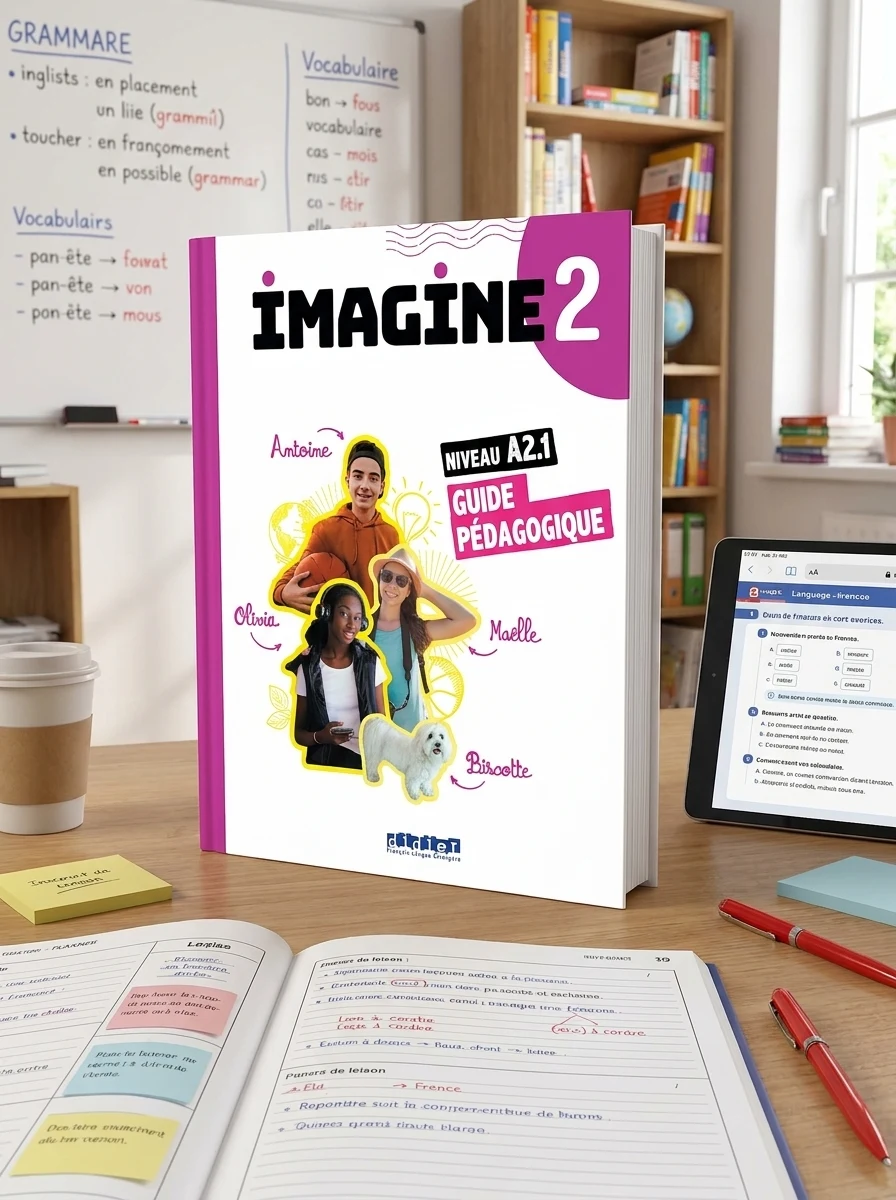 Imagine 2. A2.1 Guide Pédagogique — Вивчення мов
