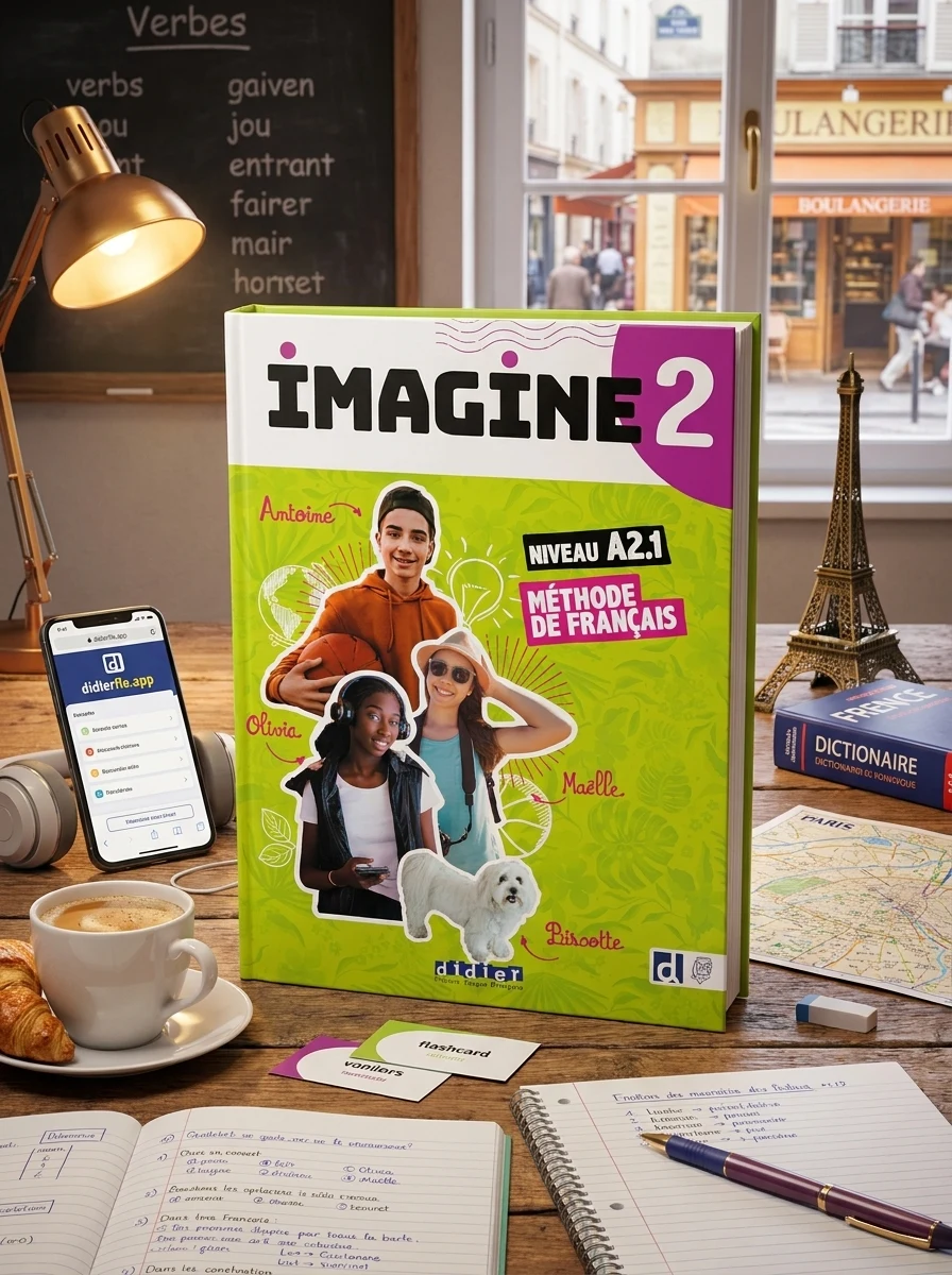 Imagine 2 - A2.1 Livre + didierfle.app — Вивчення мов