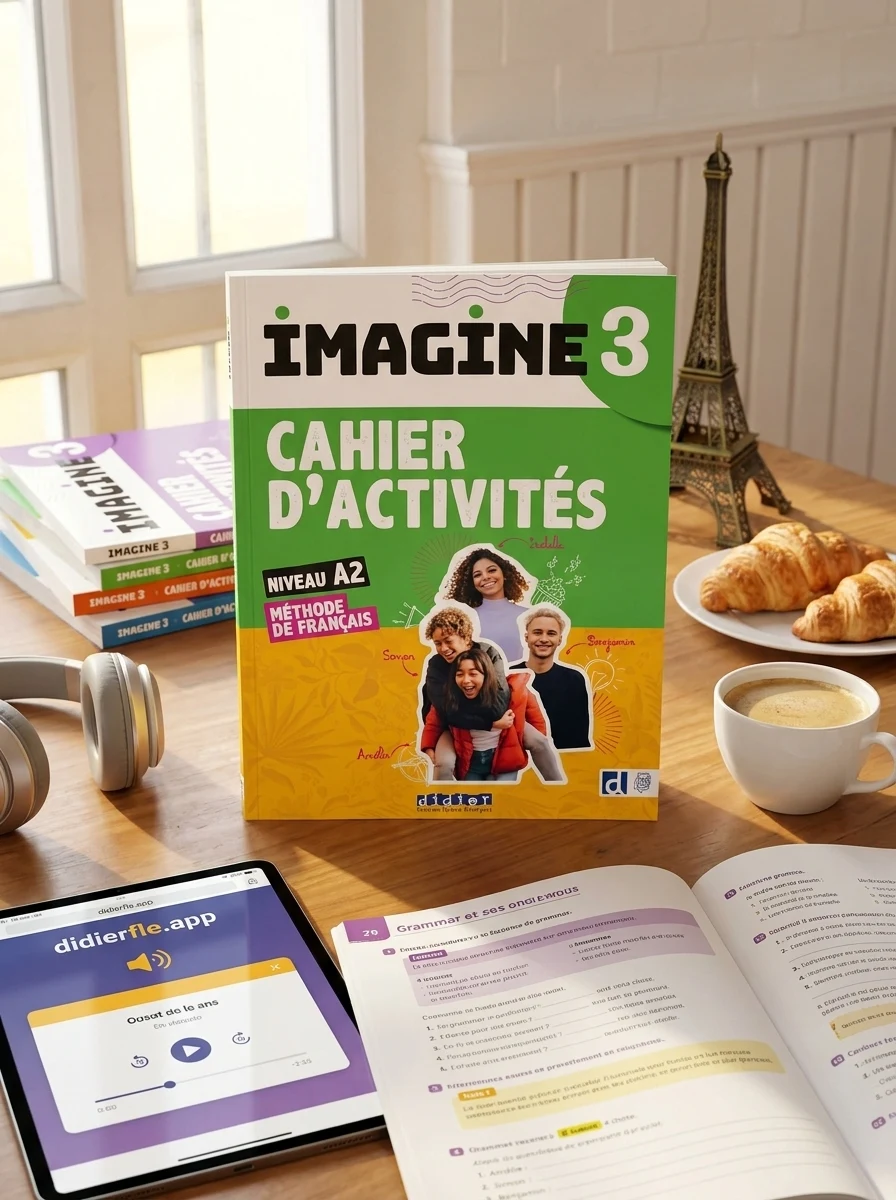 Imagine 3 A2.2 Cahier d'activités + didierfle.app (new ed.) — Вивчення мов